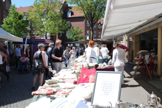 Impressionen vom Leinen- und Handwerkermarkt in Burgsteinfurt