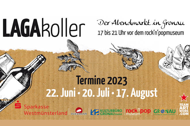 Herzlich Willkommen zum Abendmarkt LAGAkoller in Gronau (Westf.) 2023!