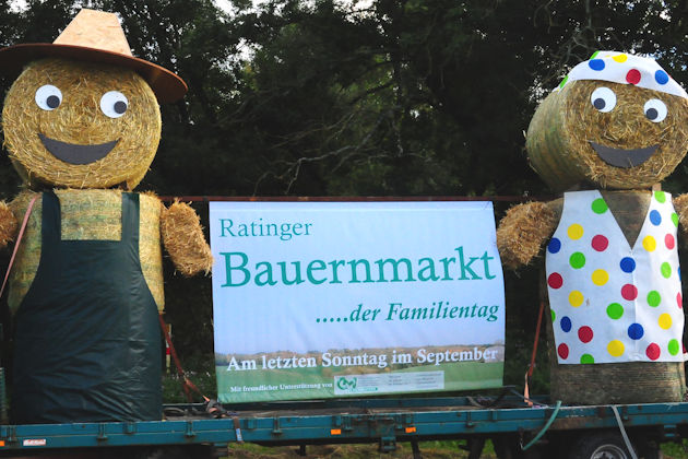 Impressionen vom Bauernmarkt zum Erntedankfest in Ratingen