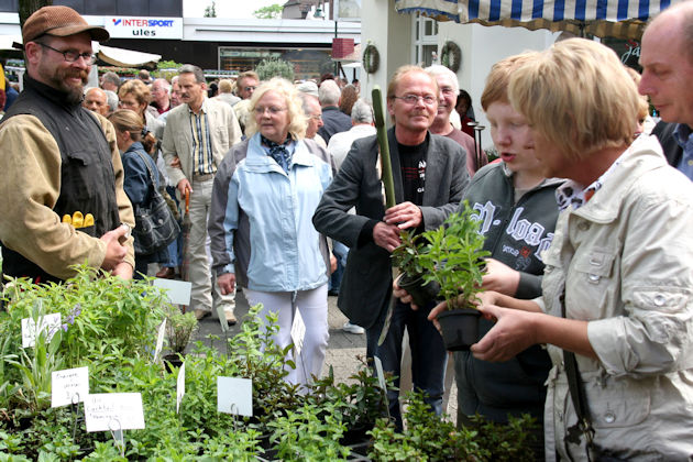 Impressionen vom Blumen- und Gartenmarkt in Herten