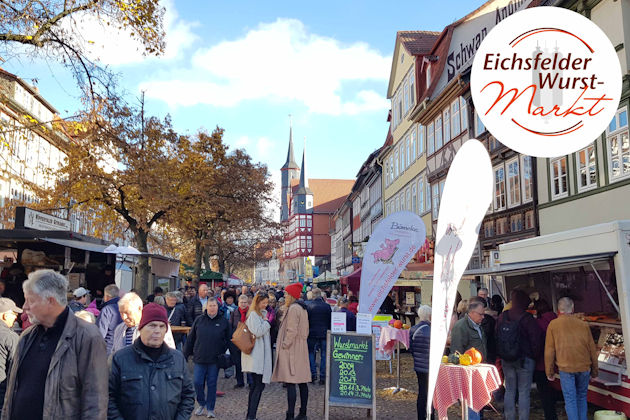 Impressionen vom Eichsfelder Wurstmarkt in Duderstadt