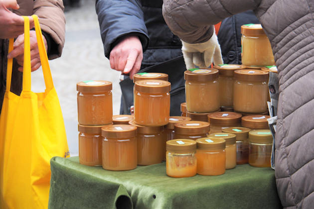 Impressionen vom Honigmarkt in Bamberg