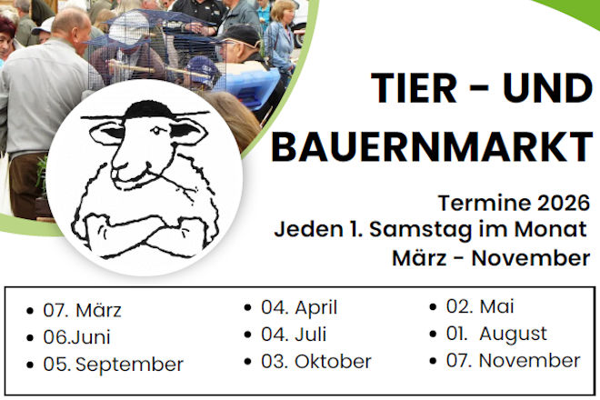 Das Kloster Volkenroda lädt auch 2026 zum monatlichen Tier- und Bauernmarkt ein.