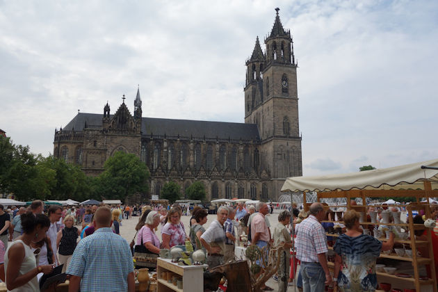 Impressionen vom Töpfermarkt in Magdeburg